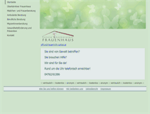 Tablet Screenshot of frauenhilfe-spittal.at